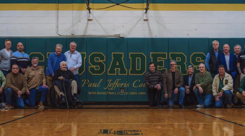 Lansdale Catholic Honors Former Longtime Coach with Basketball Court Dedication Ceremony